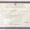 Certificat d'enregistrement Kayleigh